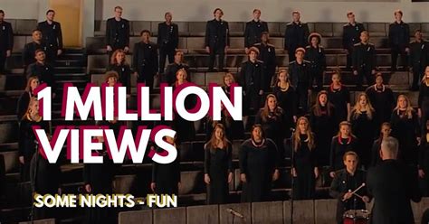 Stellenbosch University Choir's 'Some Nights' Attracts Over 1 MILLION Views - SAPeople ...