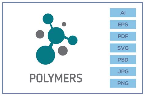 Polymer Logo Design Graphic by leamsign · Creative Fabrica