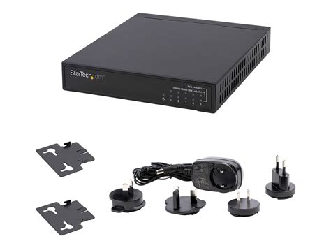 Startech .com Unmanaged 2.5G Switch, 5 Port Gigabit Switch, 2.5GBASE-T Unmanaged Ethernet Switch ...