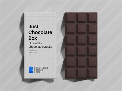 Chocolate Bar Packaging Mockup - Mockup World