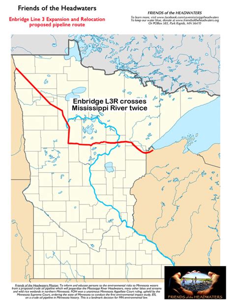 Enbridge Line 3 Route Map - Maping Resources