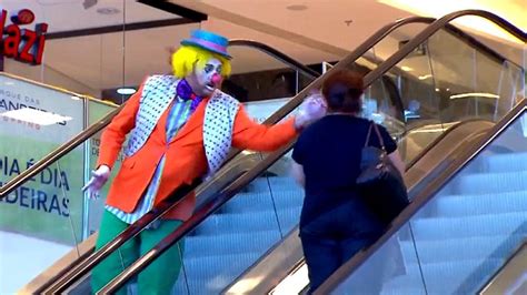 Clown Escalator Prank – Telegraph