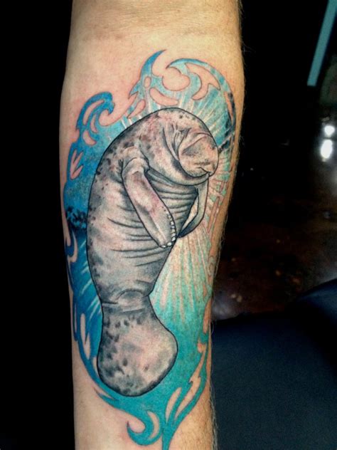 30 Manatee Tattoo Designs | Amazing Tattoo Ideas