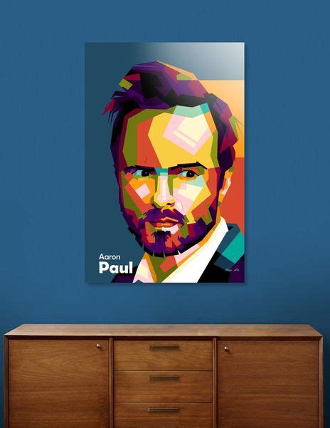 «Aaron paul in popart» Aluminum Print by miru arts - Limited Edition from $94 | Curioos | Pop ...