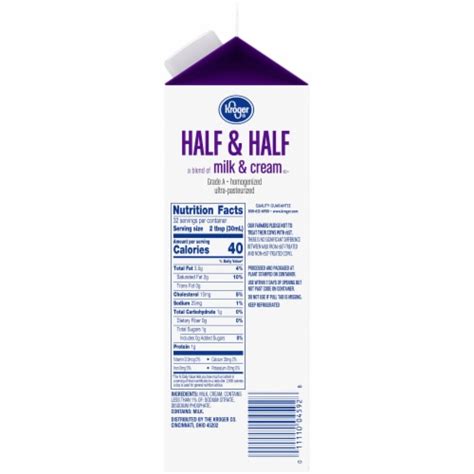 Kroger® Half & Half, 1 qt - Kroger