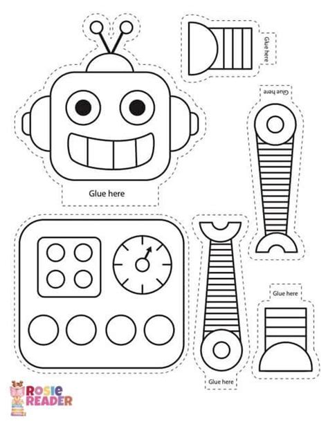 Build-a-Robot - Reading adventures for kids ages 3 to 5 | Robot craft ...