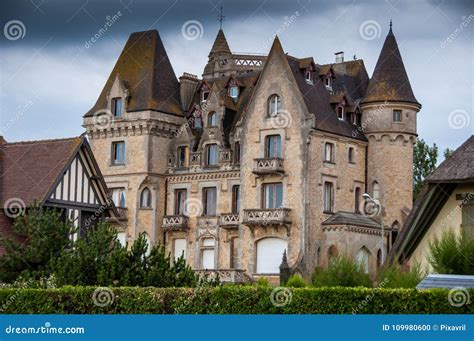 Old castle in Brittany stock photo. Image of attraction - 109980600