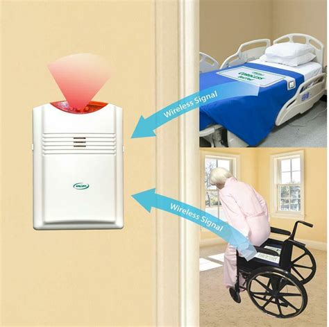 Smart Caregiver Wireless Alarm with Bed and Chair Sensor Pad Anti-Wandering - Emergency Alert ...