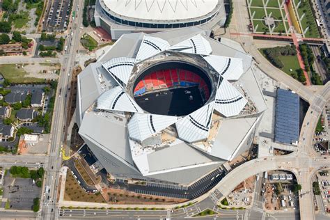 An Exclusive Look at the Atlanta Falcons Brand New Stadium Photos | Architectural Digest