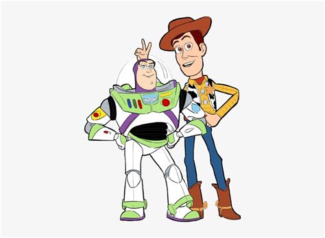 Buzz, Woody Posing - Woody And Buzz Clipart Transparent PNG - 400x538 - Free Download on NicePNG
