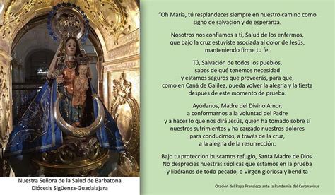 A la Virgen de la Salud de Barbatona se llega por el rezo particular de ...