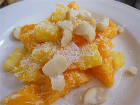 Foods For Long Life: Raw Vegan Pineapple Papaya Salad With Macadamia Nuts And Coconut - A Taste ...