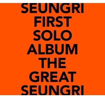 Bigbang Seungri - [The Great Seungri] (1st Solo Album ORANGE Version ...