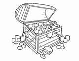 Pirate Treasure Chest Coloring Pages At GetColoringscom  Free sketch template
