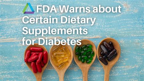 FDA Warns About Certain Dietary Supplements For Diabetes > Nutrition > Blog > Inspired Health ...