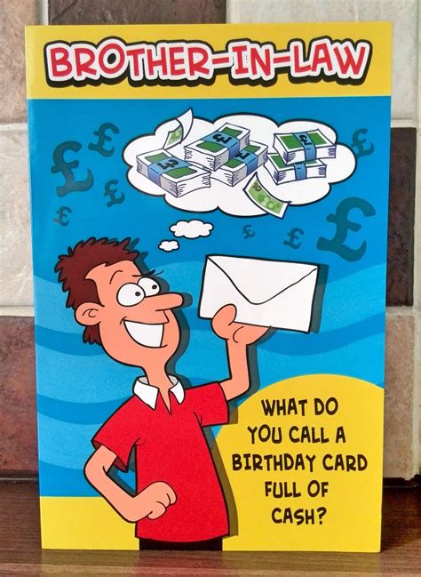 brother in law - birthday card - ( joke card ) - 001 5050321010221 on eBid United Kingdom ...