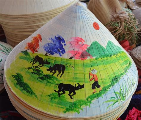 Vietnamese Conical Rice Farmers Hat / Non La Ethnic | Etsy