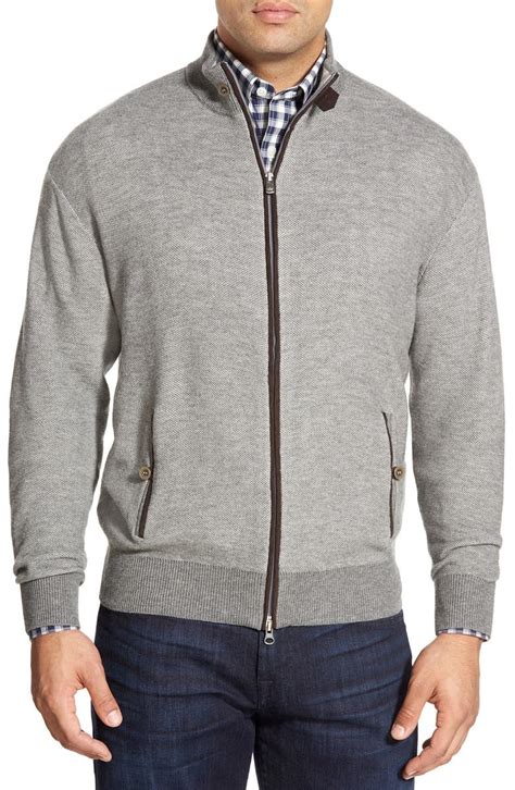 Peter Millar Full Zip Merino Wool Sweater Jacket | Nordstrom