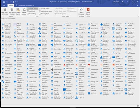 Download NOW > Microsoft Azure, Cloud and Enterprise Icon Set – Visio stencil, PowerPoint, PNG ...