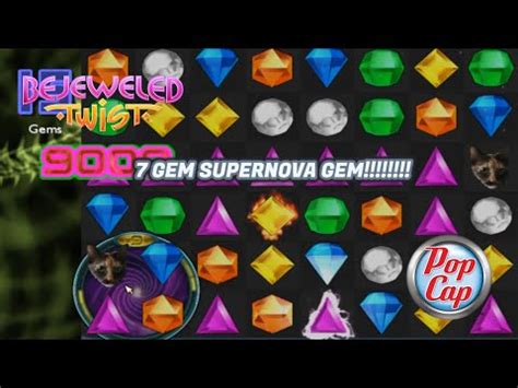 Bejeweled Twist Gameplay - Level 1-21 - 7 GEM SUPERNOVA GEM ON LEVEL 17 ...