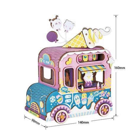 DIY Ice Cream Van Music Box/Wooden Model Kit – ToBuyFrom