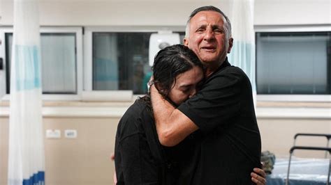 Photos show hostages rescued from Gaza reunite with loved ones