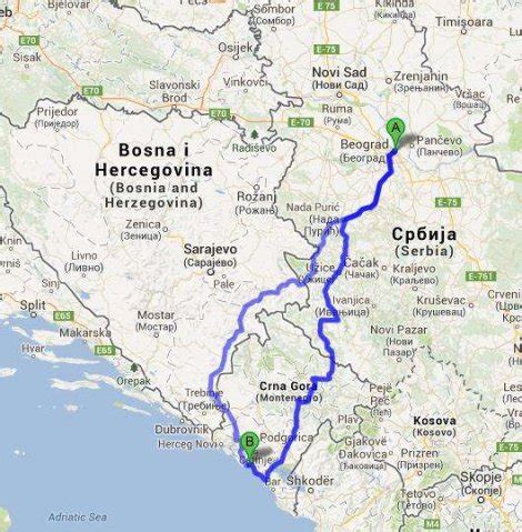 Put Beograd Herceg Novi Mapa – superjoden