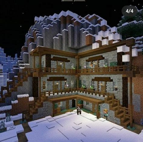 38 Best Minecraft mountain house ideas in 2021 | minecraft, minecraft blueprints, minecraft ...