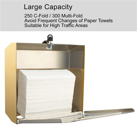 China Wholesale Wall Mounted Stainless Steel Gold Paper Towel Dispenser Manufacturers,Suppliers ...