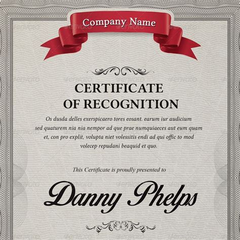 Certificate | Certificate design, Corporate fonts, Word file