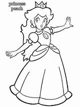 Princess Peach coloring Pages sketch template
