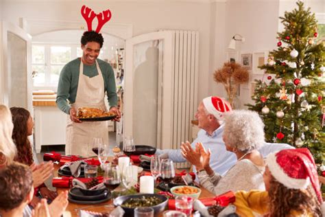 Black Family Christmas Dinner Stock Photos, Pictures & Royalty-Free Images - iStock