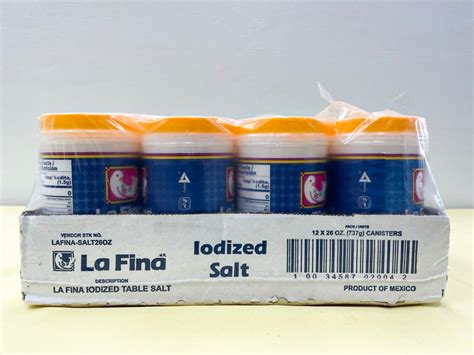 Iodized salt - PQMFL