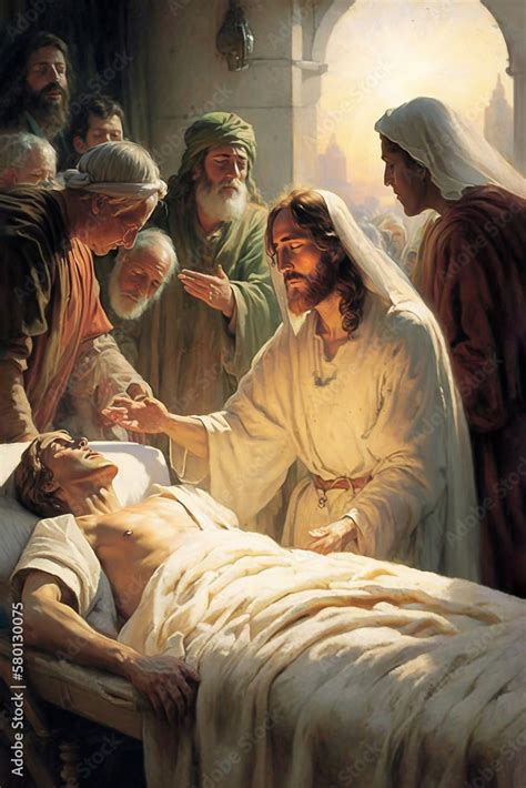 Jesus Healing The Sick