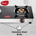 Pigeon Popular 2 Burner Glass Cooktop Glass Manual Gas Stove Price in ...