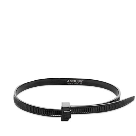 Ambush Zip Tie Bracelet Black | END.