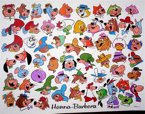 Hanna-Barbera Cartoons | Hanna barbera cartoons, Cartoon art, Vintage cartoon