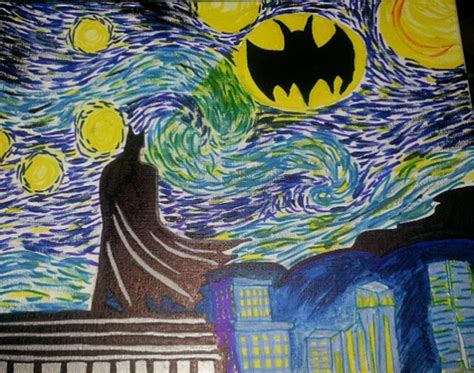 Batman Starry Night | Starry night, Batman, Night