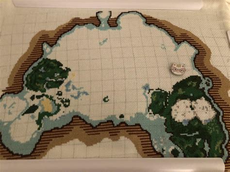 [WIP] Map of Northrend from WoW still slowly moving along : r/CrossStitch