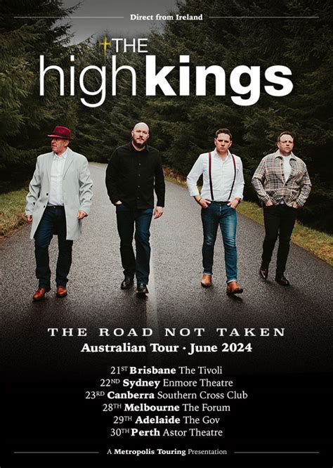 The High Kings Australian Tour 2024 - Tickets & Concert Dates ...