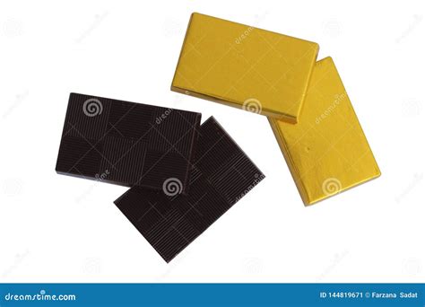 Chocolate gold bar stock image. Image of biscuits, strawberry - 144819671