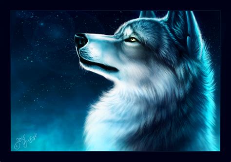 Ice Wolf by Y-Esk on DeviantArt