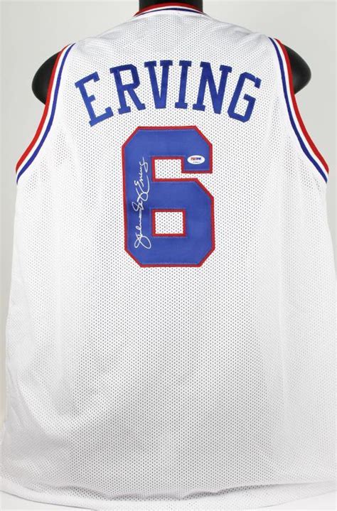 Lot Detail - Julius "Dr. J" Erving Signed Philadelphia 76ers Jersey ...