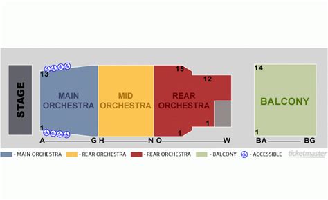 American Theater Seating Chart - Theater Seating Chart