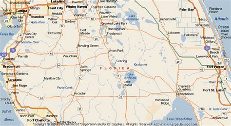 Map of Sebring