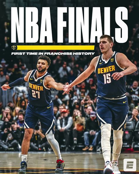 ESPN on Twitter: "THE NUGGETS ARE IN THE NBA FINALS FOR THE FIRST TIME ...