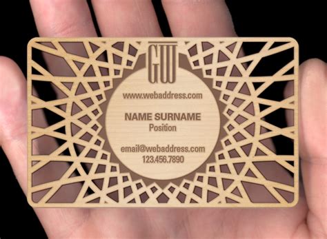 Wood Business Cards — PlasmaDesign