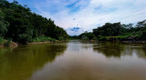 Middle of Brantas River stock photo. Image of sight - 152183066