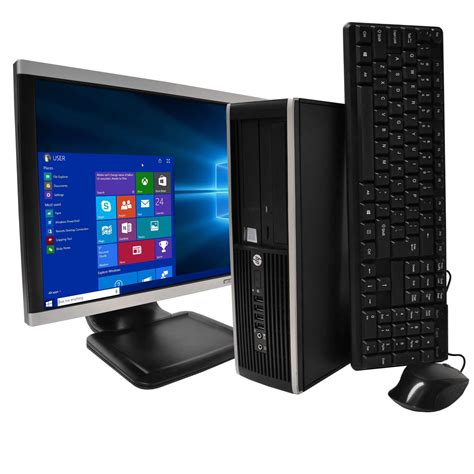 Buy HP Elite Desktop PC Computer Intel Core i5 3.1-GHz, 8 gb Ram, 1 TB Hard Drive, DVDRW, 19 ...