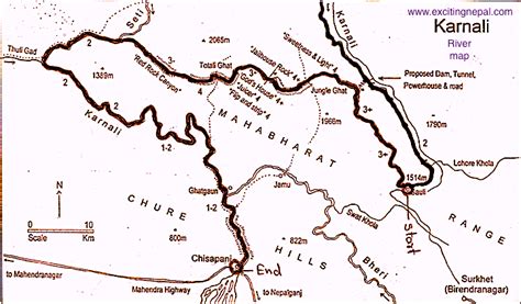 Karnali River Map